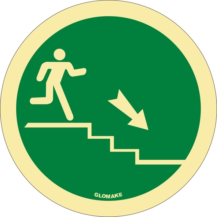 RUNNING MAN (EMERGENCY EXIT, RIGHT)
 (GR 10)